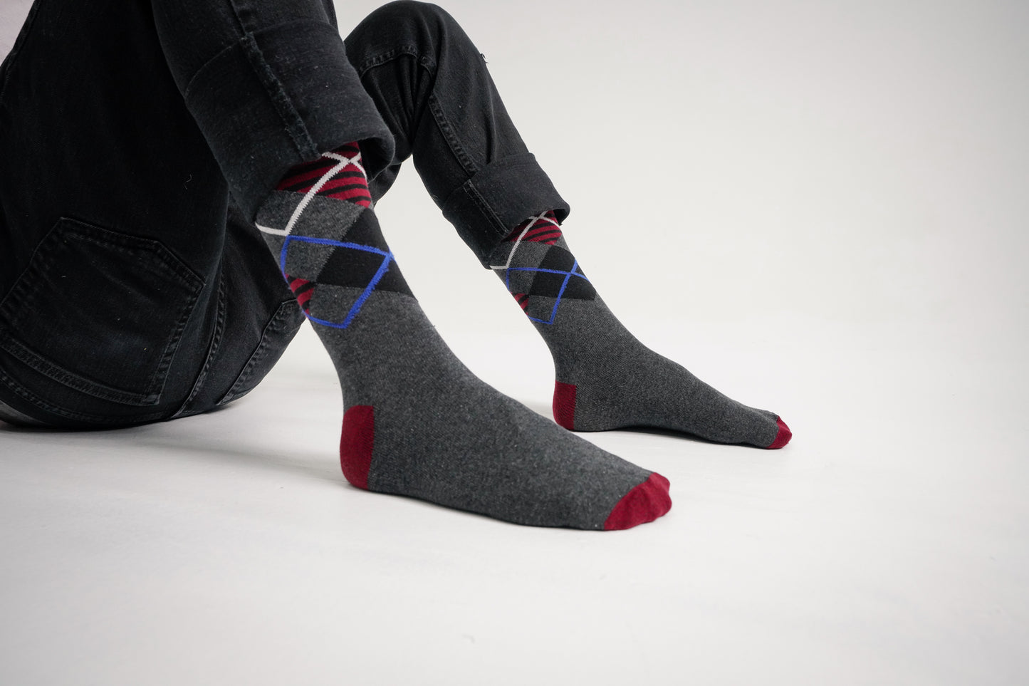 Diamond Liner Dress Socks(3 Pack)