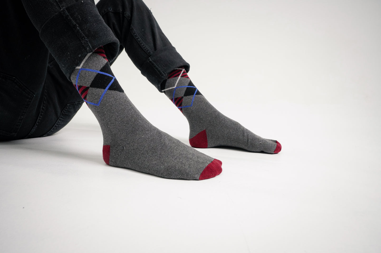 Diamond Liner Dress Socks(3 Pack)