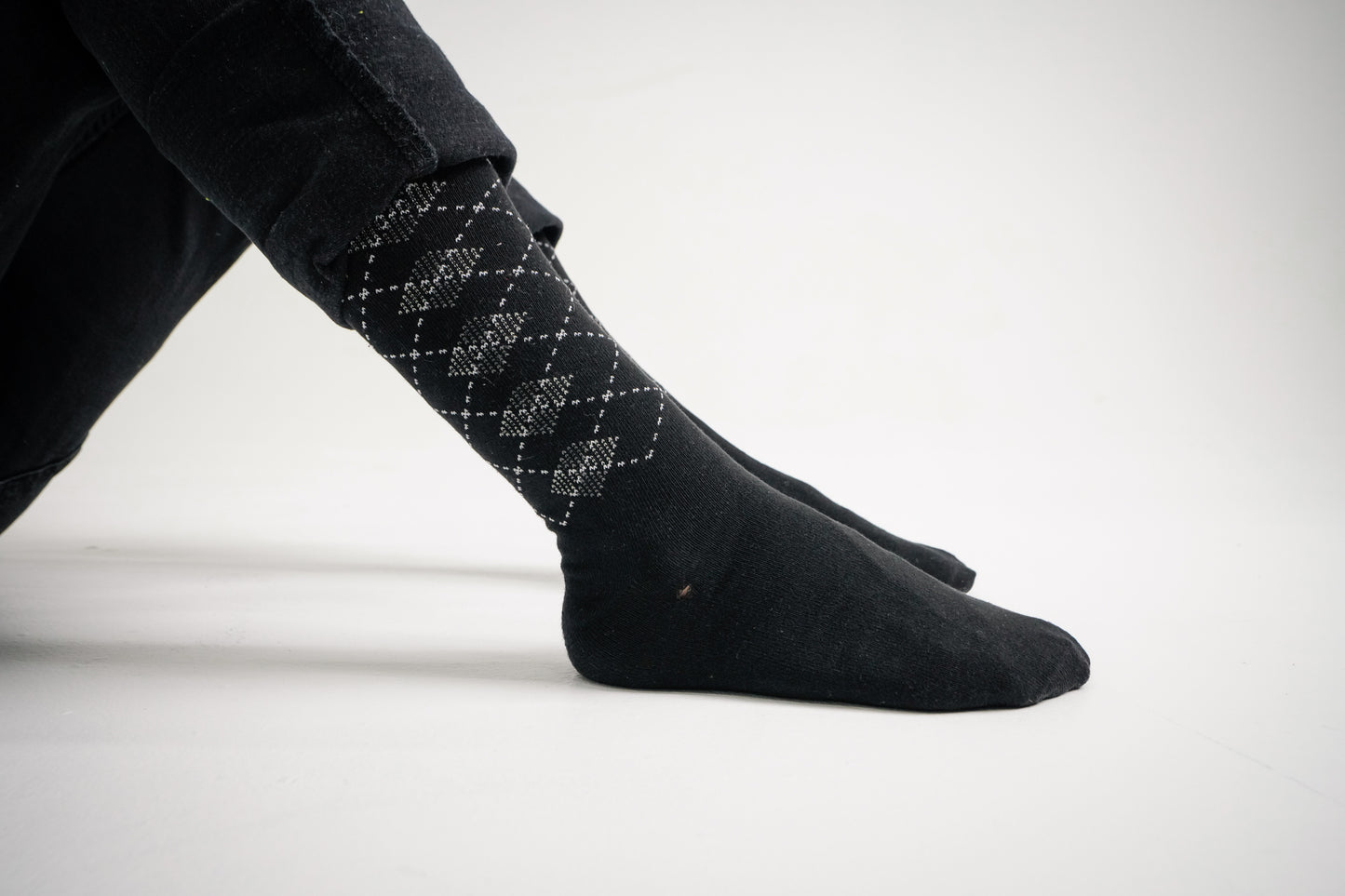 Cross Stripe Dress Socks(3 Pack)