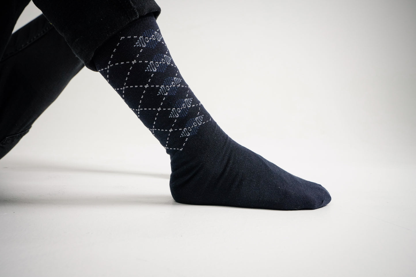 Cross Stripe Dress Socks(3 Pack)