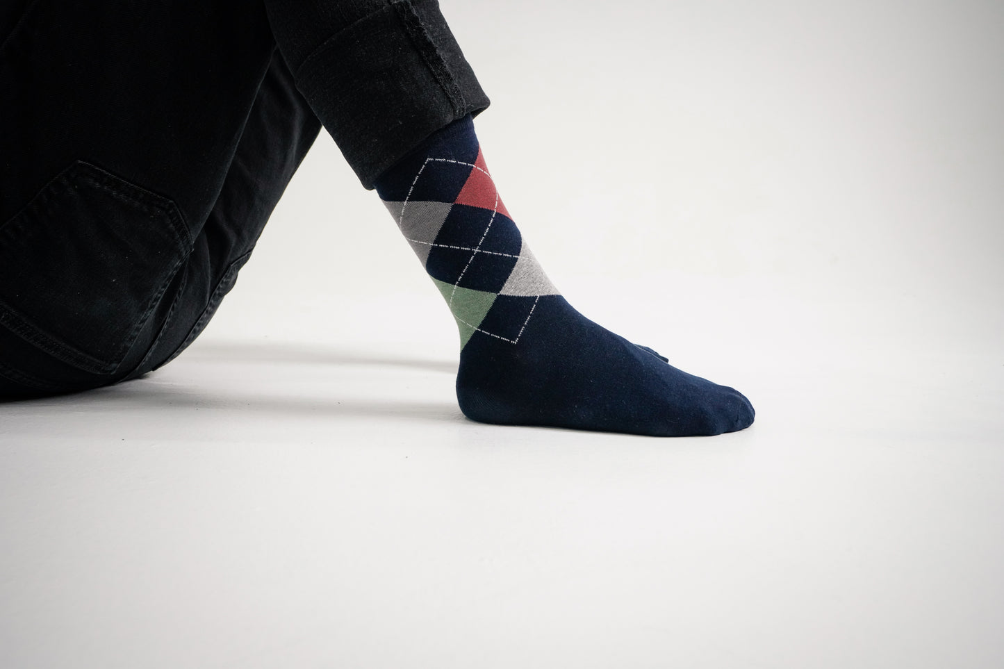 Diamond Patch Dress Socks(3 Pack)