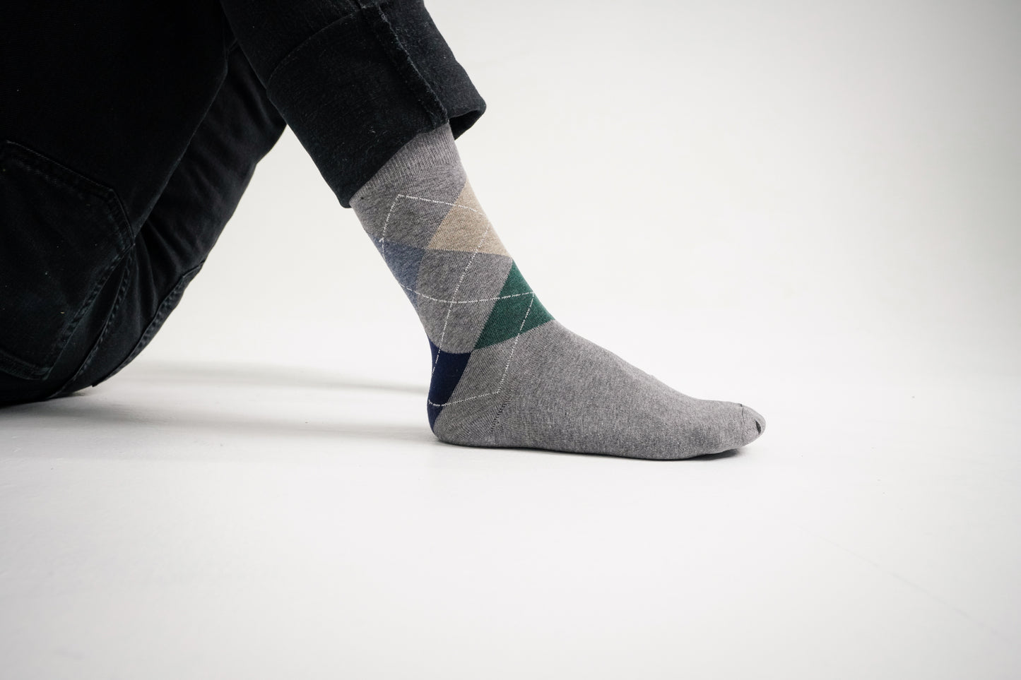 Diamond Patch Dress Socks(3 Pack)