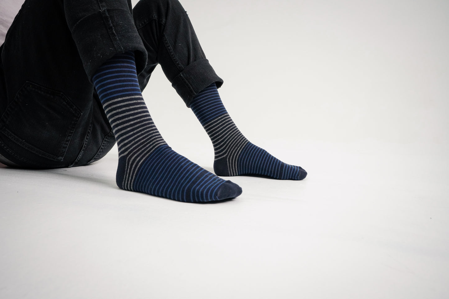 Two-Tone Liner Dress Socks(3 Pack)